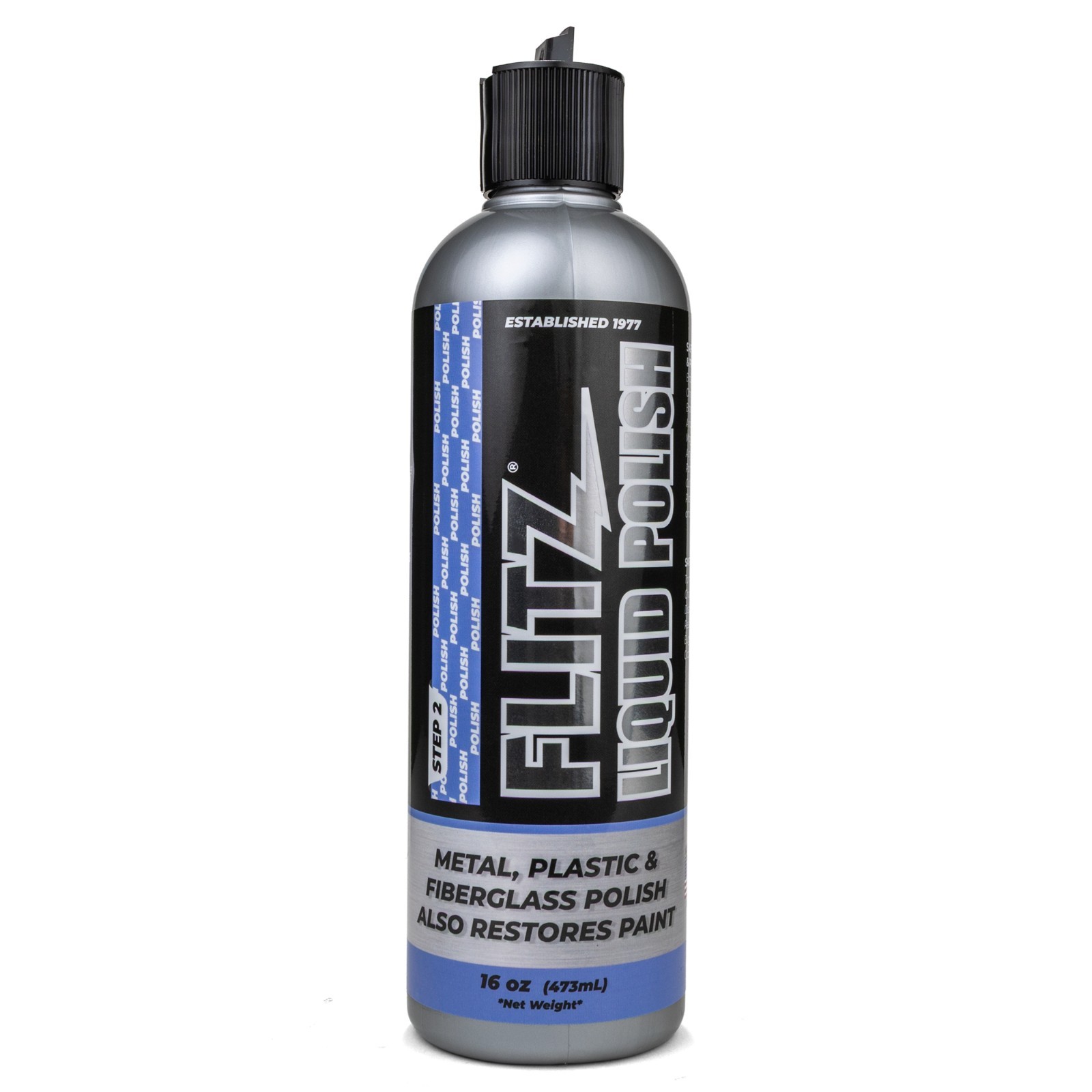 FLITZ All Metal Polish 16oz/473ml Liquid Formula (SEE VIDEO) Factory Seconds