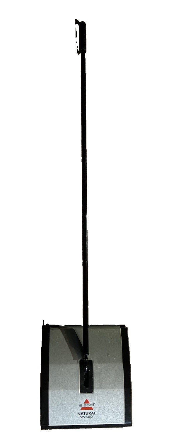 Bissell Natural Sweep Carpet & Floor Manual Light Sweeper Dual Rotating Brushes