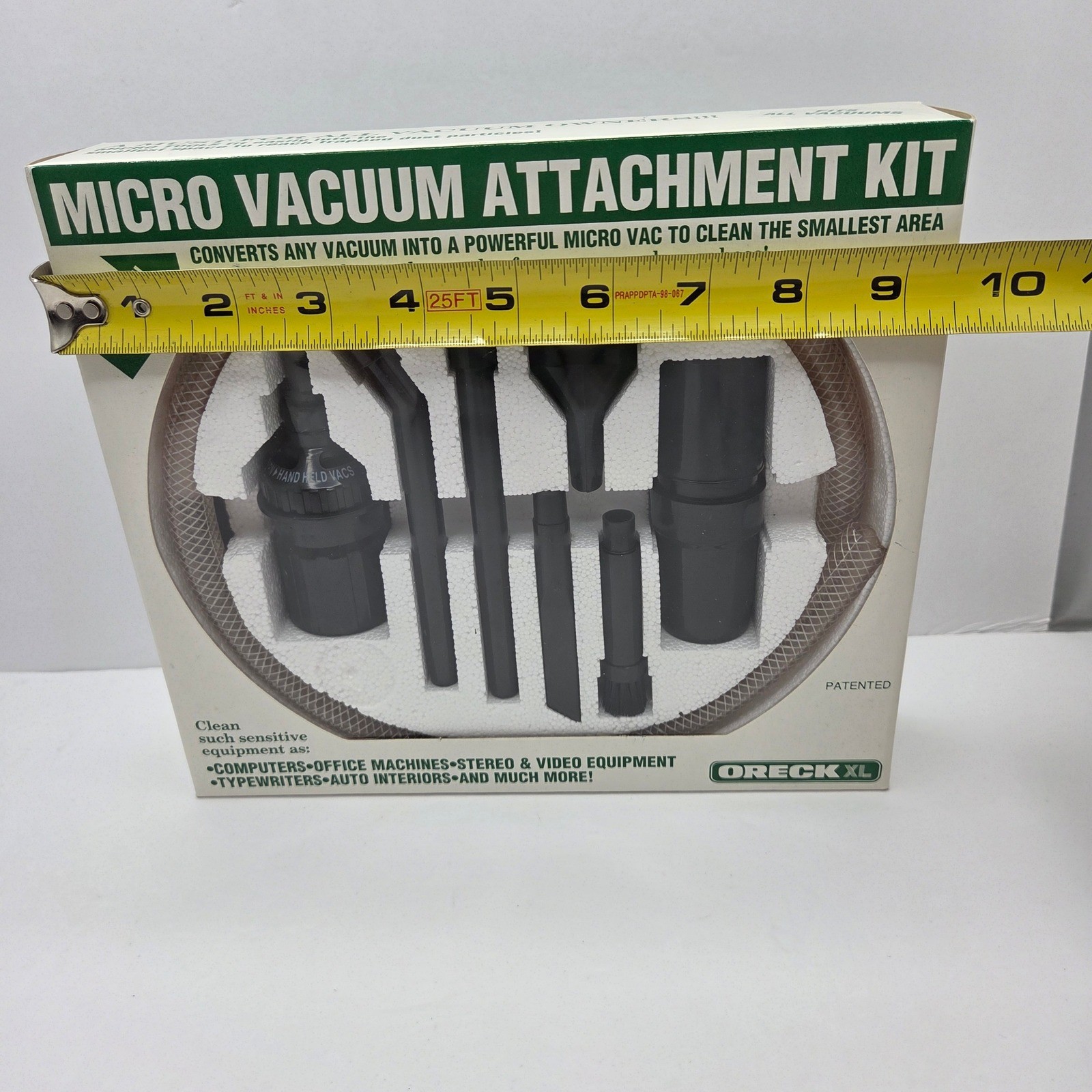 Oreck XL Micro Vacuum Attachment Kit Universal 8 Piece Set Fits All Vacuums