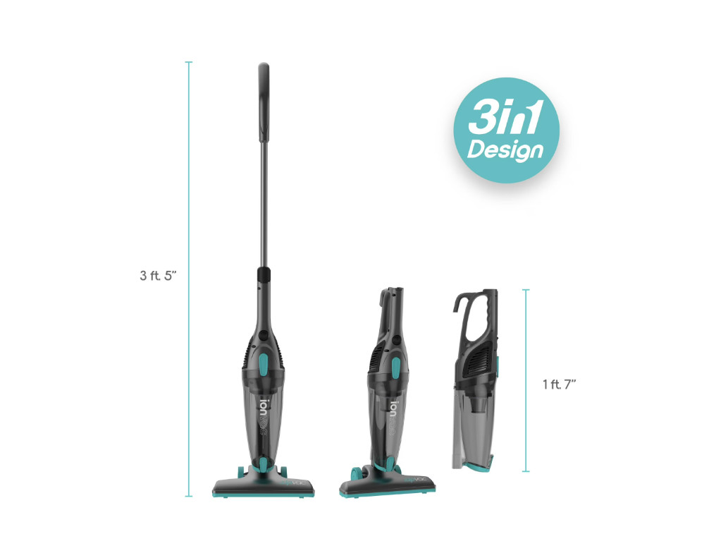 Corded Stick Vacuum, Multi-Surface 3-in 1 Upright/Handheld Vacuum Cleaner #8200