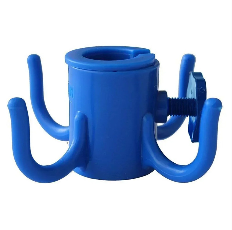 1pcs Beach Umbrella Hanging Hook with 4-Prongs for Towels, Hats & Bags – NEW