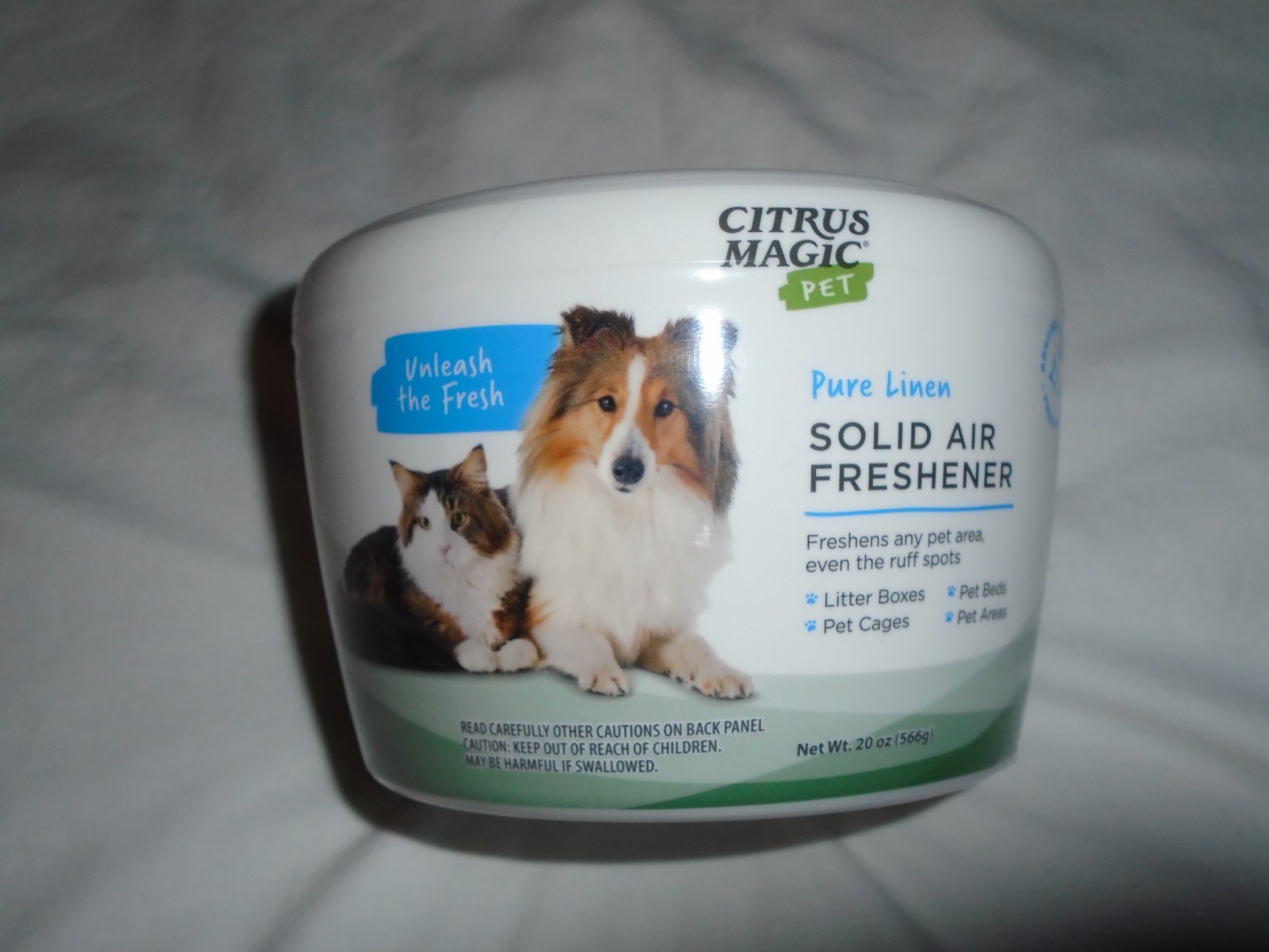 Citrus Magic Pet Pure Linen Scent Solid Air Freshener 20 oz Jar – NEW.