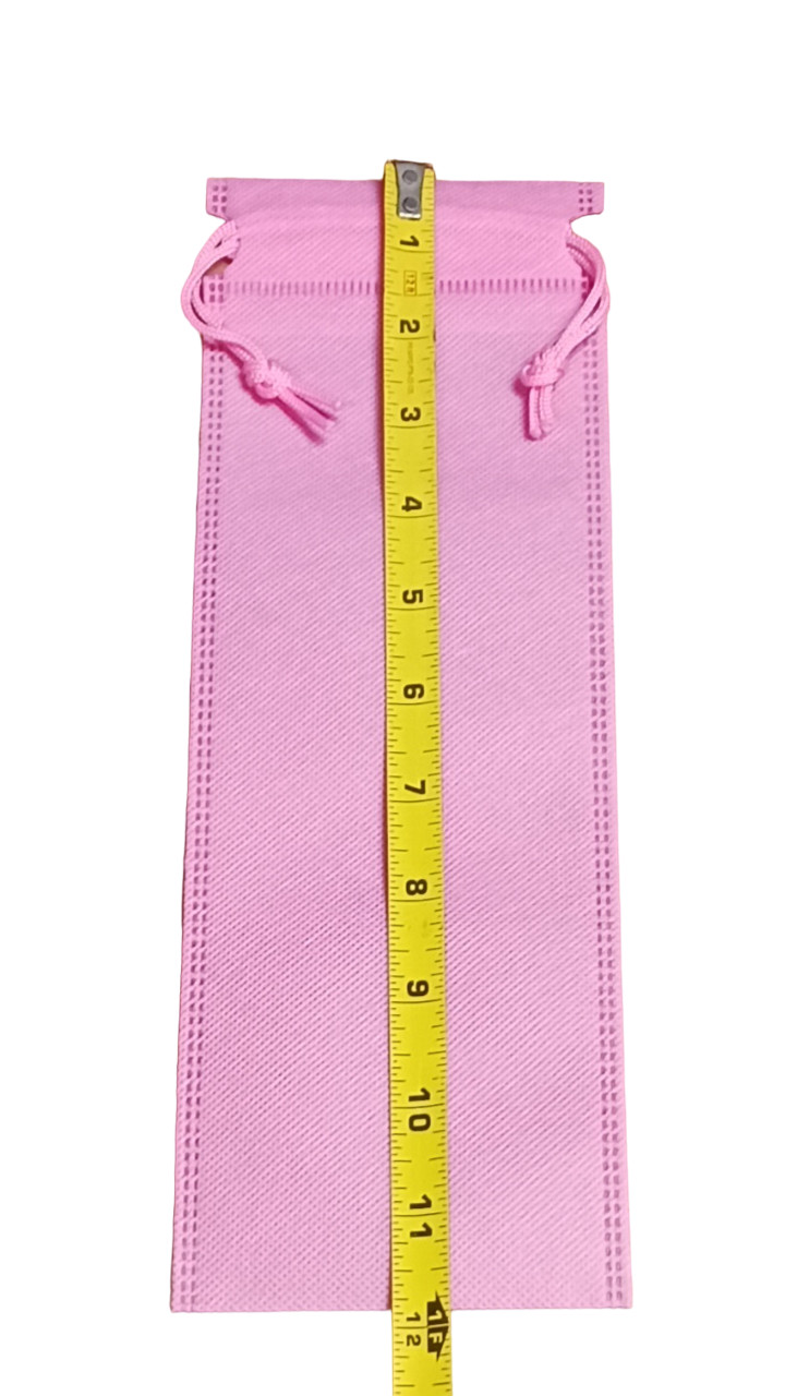 Lot of 2 Adult Game Toy Storage Bag Microfiber Drawstring Bag Adjustable Pink