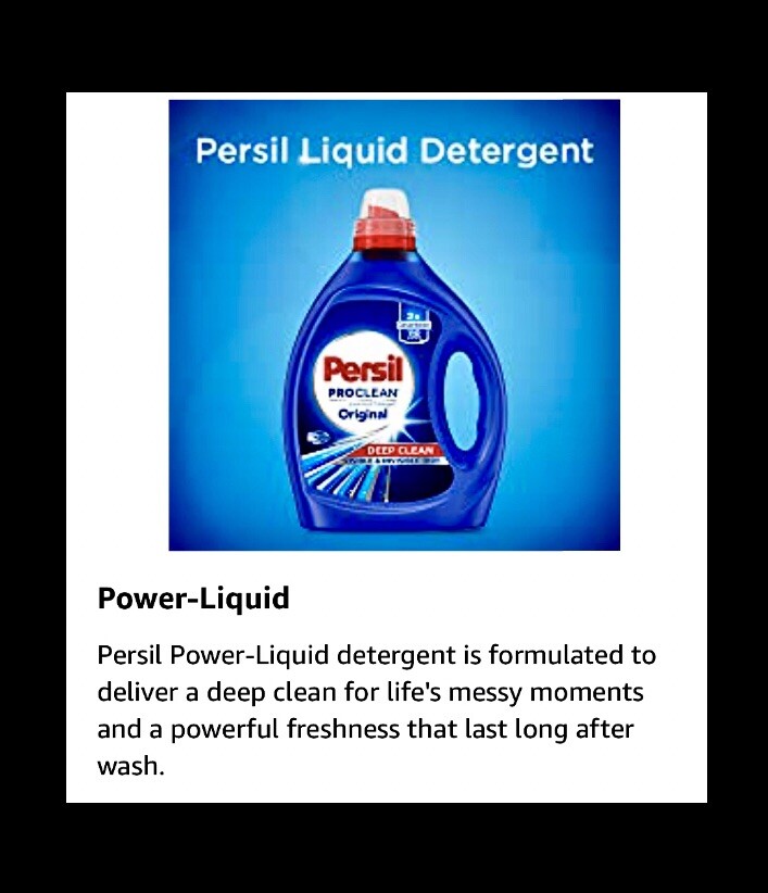 20 Pack – LOT of single wash Pouches PERSIL proCLEAN liquid laundry detergent