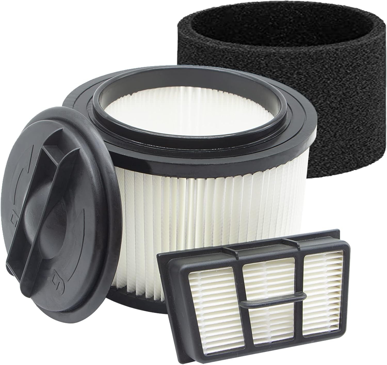 2 Pack VF408 HEPA Filter Replacement for Vacmaster VF408 4 Gallon Wet/Dry Vacuum