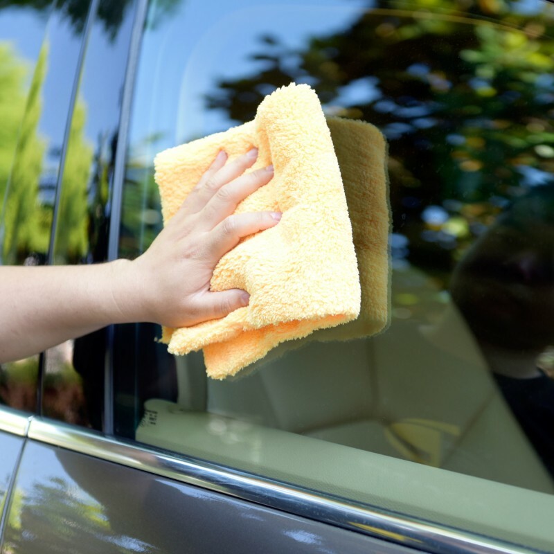 6 Pcs Edgeless Ultra Plush Microfiber Car Drying Towels Wash Buffing Detailing