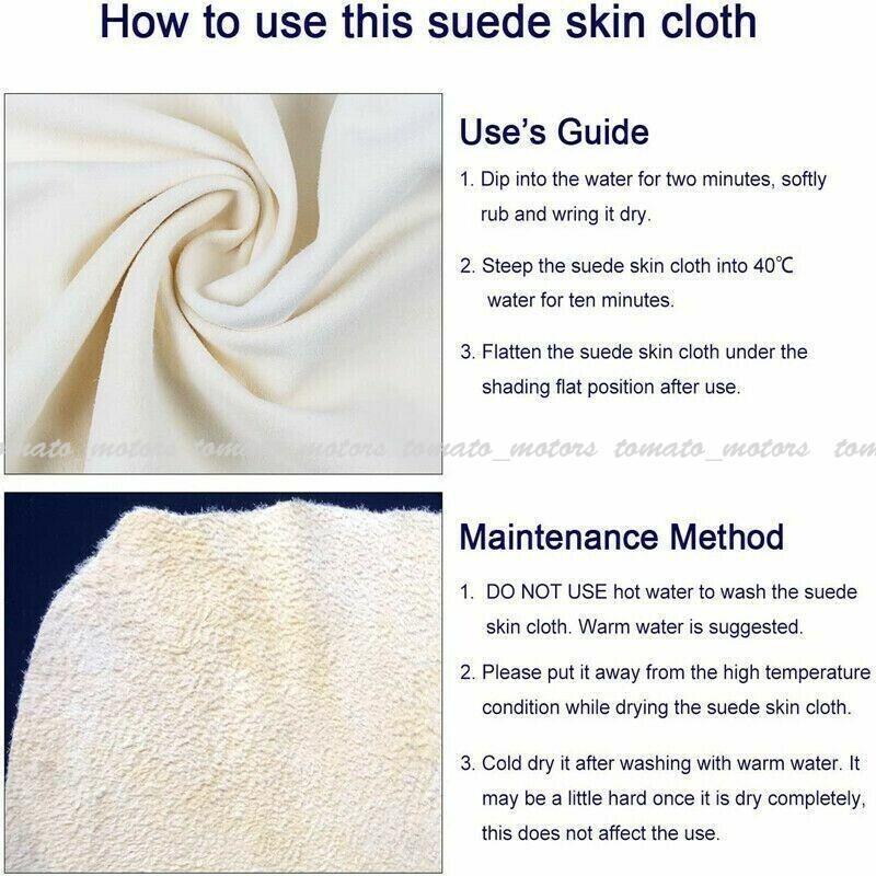 Chamois Cloth For Car Drying Towel Shammy Towel Natural 60X90CM