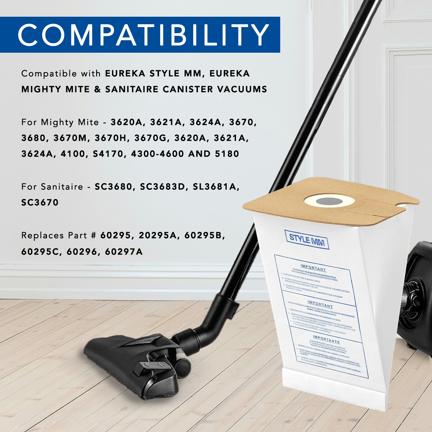 ​MaximalPower Vacuum Bags Compatible for iRobot Roomba i7 i7+ i3+ i6+ i8+ s9 s9+