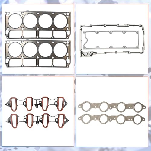 5.3L Engine Cylinder Head Gasket Set Fits for Cadillac Escalade 04-05, Chevy
