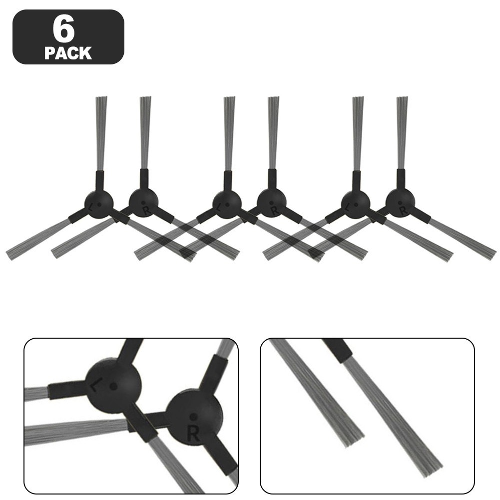 6 Pcs Side Brush for SHELIKI BR151 BR151 UMMUND BR151 Robot Vacuum Part
