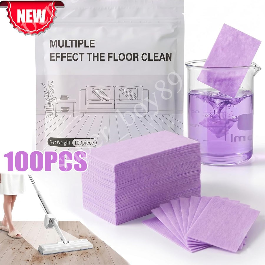Multiple Effect The Floor Clean,100PCS Floor Cleaning Tablets Multi-Surface ~HOT