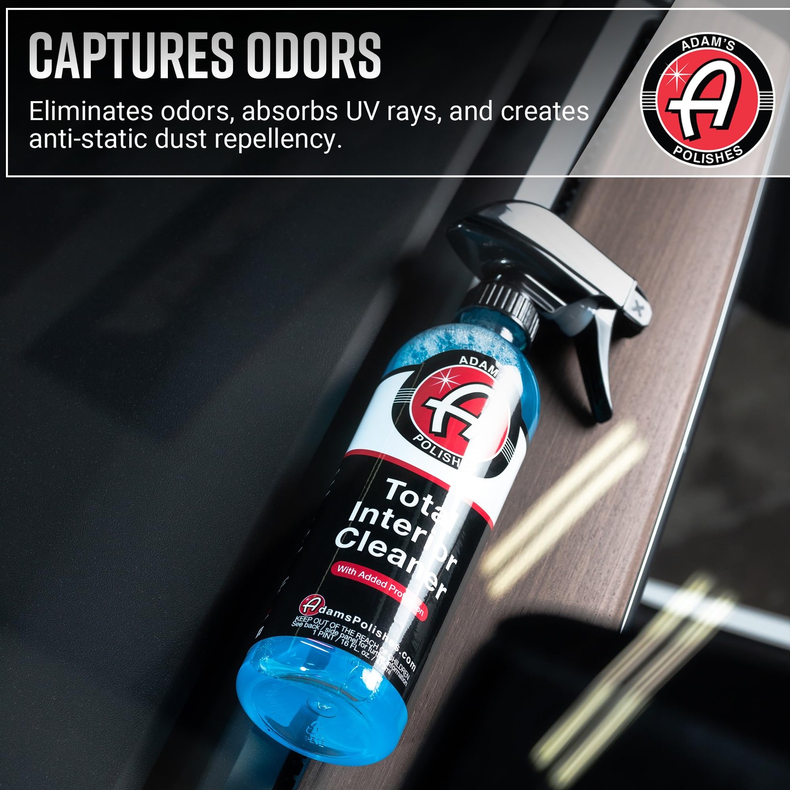 Total Interior Cleaner & Protectant, Quick Detailer & SiO2 Protection, Cerami…