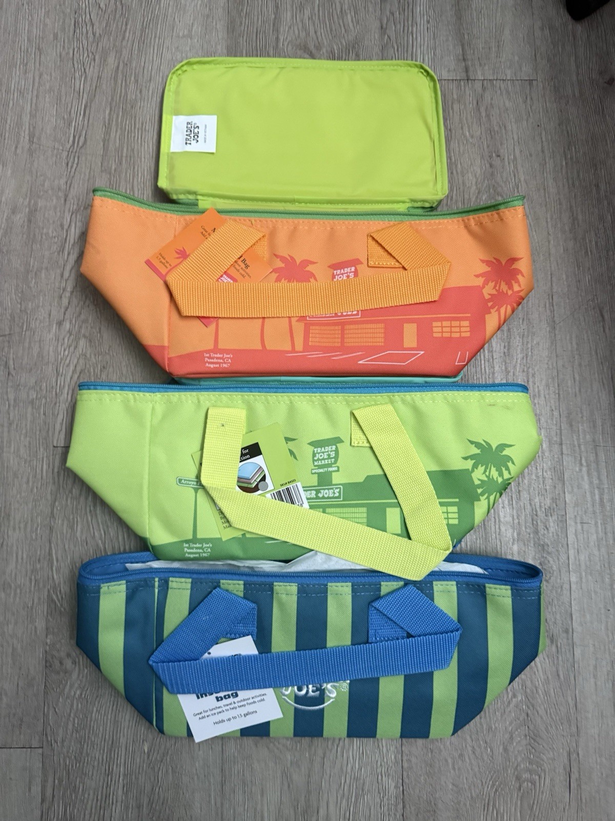 Trader Joe’s mini insulated bags – Pack Of 3 – See Pictures For Colors – NEW