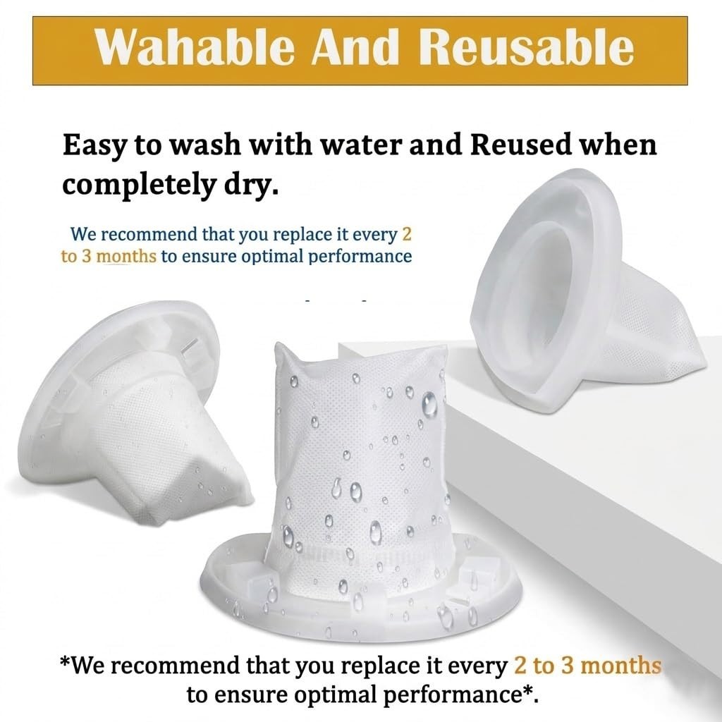 Black and Decker DustBuster VF110 90558113 Filter Fits For – 2 Pack