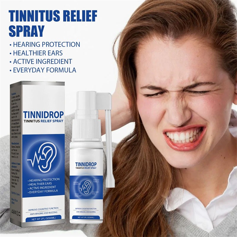 1/2/3 Pack Ear Care Spray Gentle Formula, Tinnitus Treatments Ear Spray 60ml