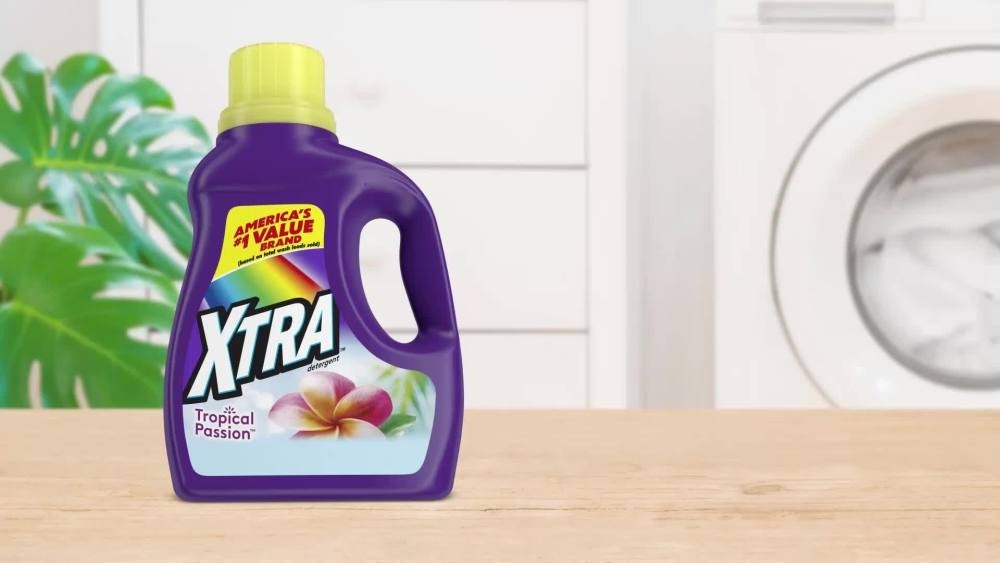 Xtra Tropical Passion Liquid Laundry Detergent, 312 fl oz, 260 Loads