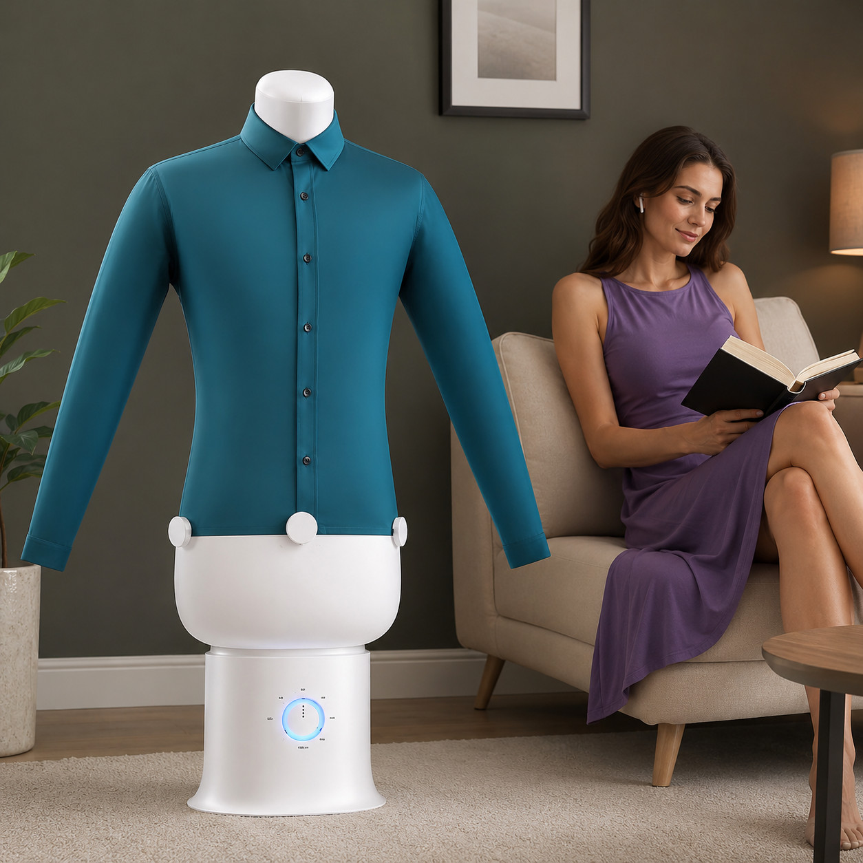 Automatic Hot Air Ironing Machine, Clothes Iron Steamer, Shirts Pant
