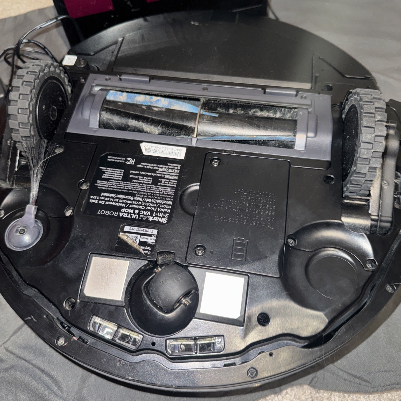 Shark Matrix Plus 2-in-1 Robot Vacuum and Mop 2nd Series – Black Battery Needed