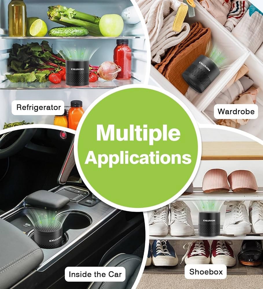 Refrigerator Deodorizer, Fridge Odor Eliminator Lasts for 10 Years, Household…