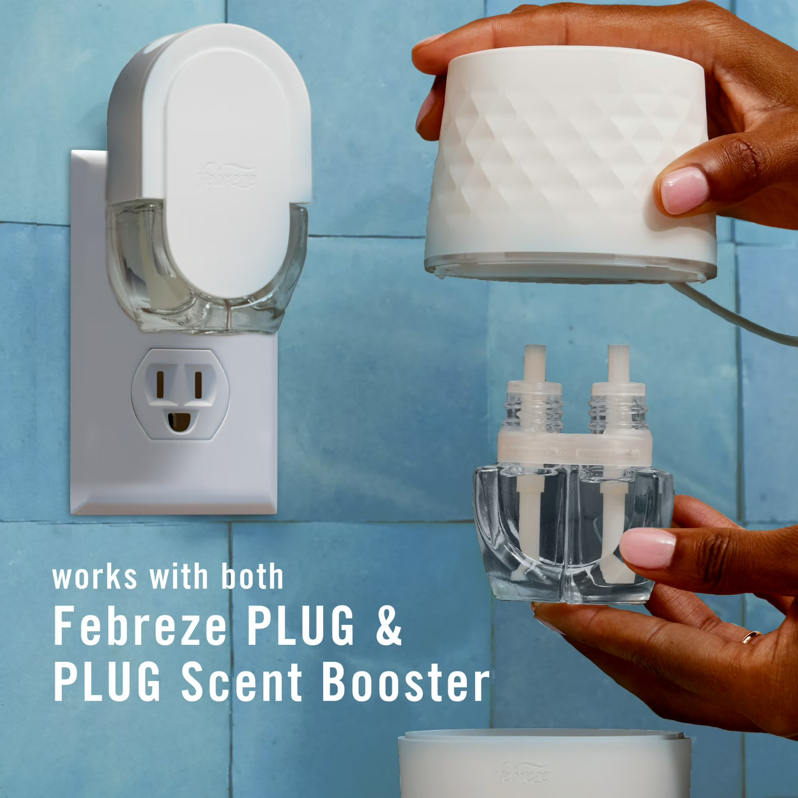 Febreze PLUG Scent Booster Continuous Scent Device Oil Diffuser