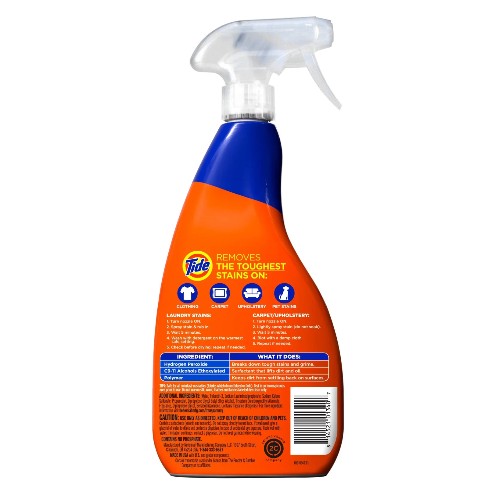 Tide Rescue Laundry Stain Remover-22 fl oz:Bleach-Free, Fresh Scent, Liquid Form