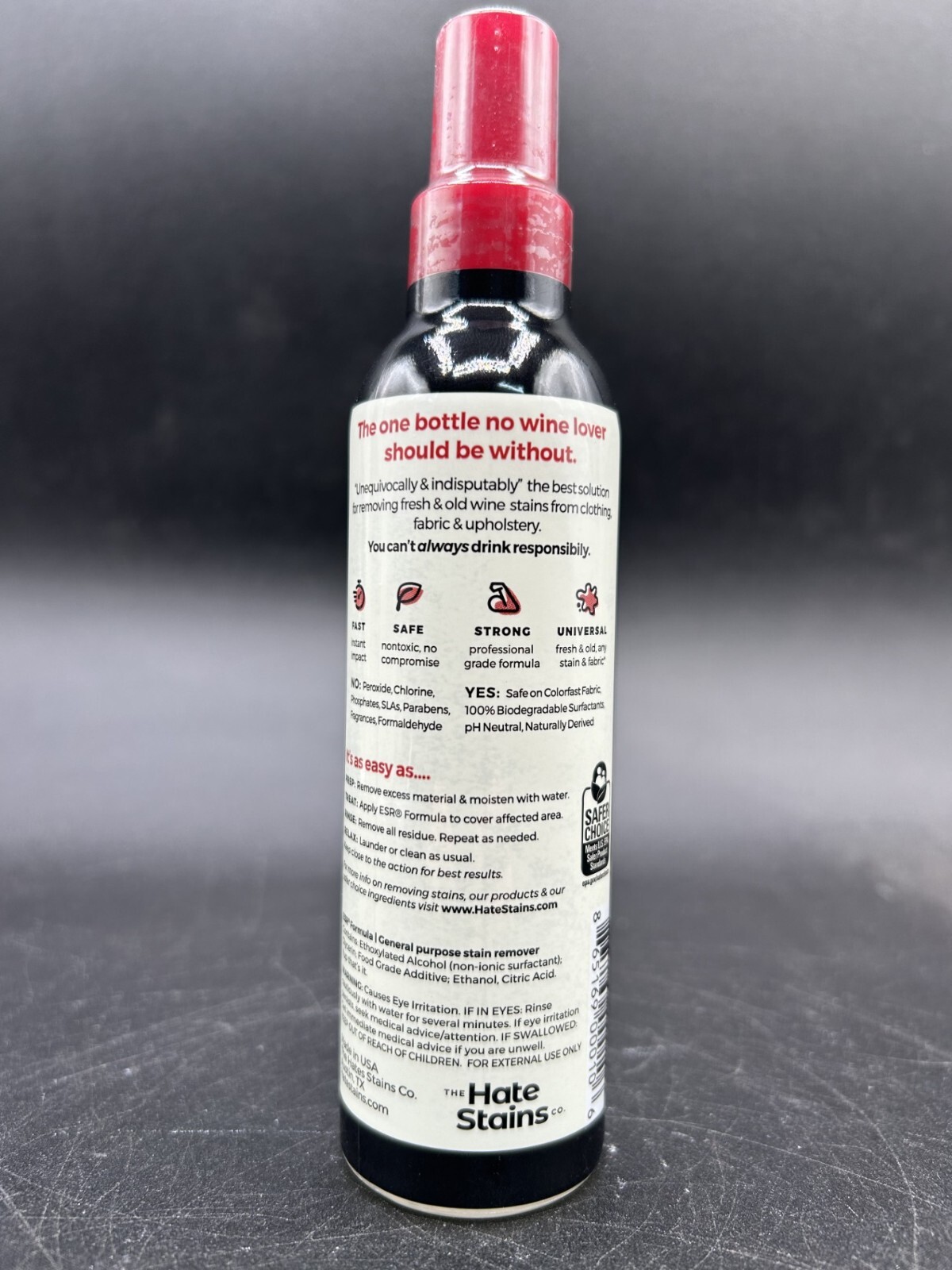 LOT OF 3 – CHATEAU SPILL Red Wine Stain Remover Spray – 4 Oz