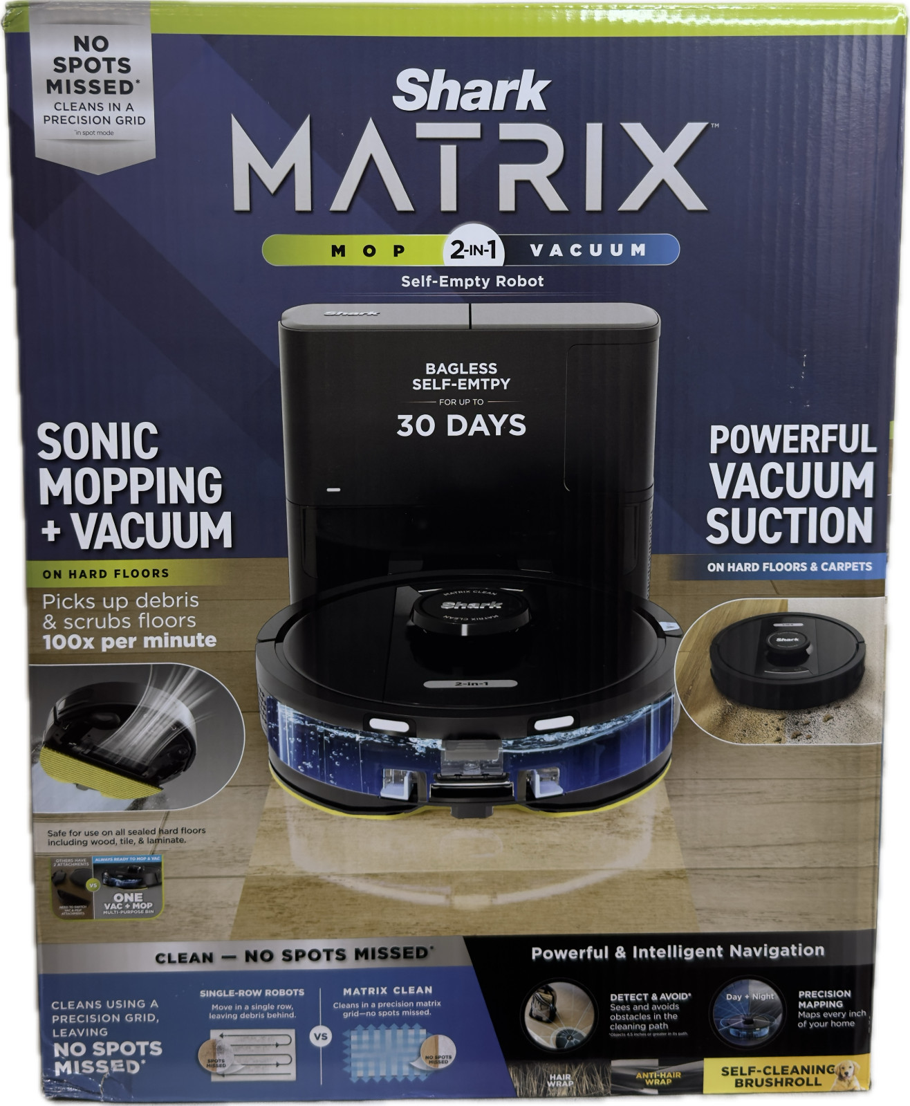 Shark RV2400WS Matrix 2-in-1 ROBOT (New in Box/Unused)