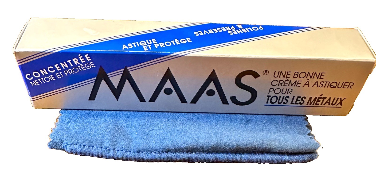 MAAS Concentrated A Fine Polishing Creme for All Metals 4 oz Partial Tube