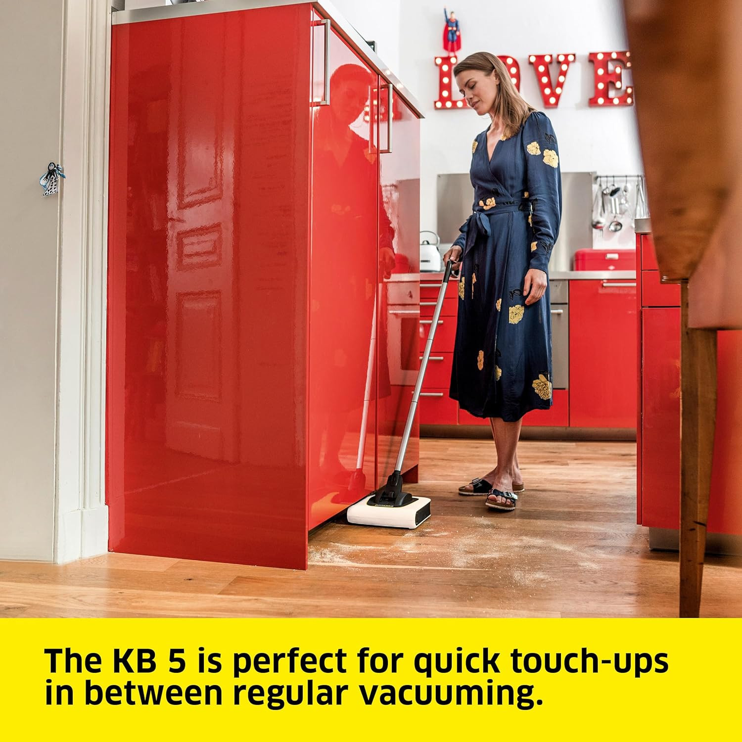 Electric Broom Floor Sweeper Carpet Hardwood Tiles Cordless Vacuum