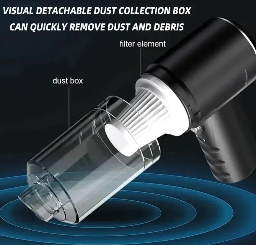 1pc Portable Wireless Car & Home Vacuum Cleaner 120W High Power – NEW