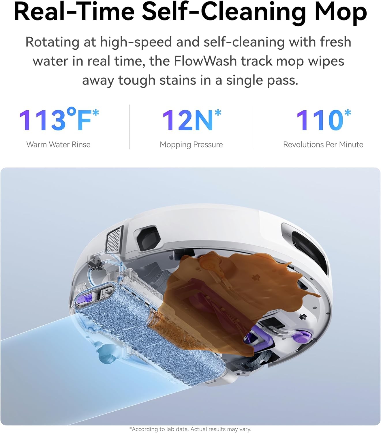 NARWAL Flow Robot Vacuum and Mop Combo 22,000Pa Robotic Cleaner Self-Empty