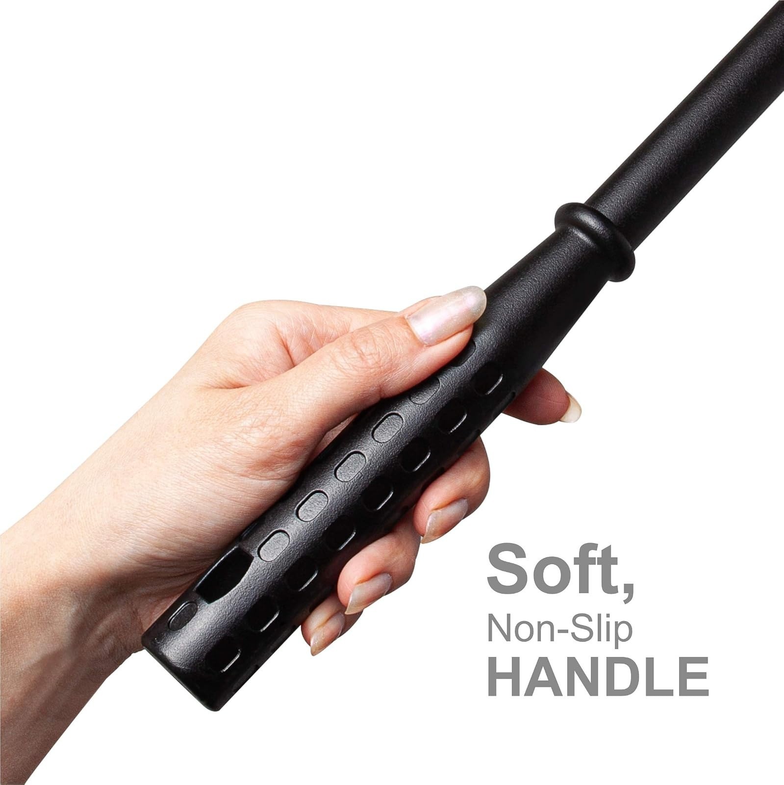 DSV Standard 2-in-1 Window Squeegee with 17.5″ Handle and Rubber Blade