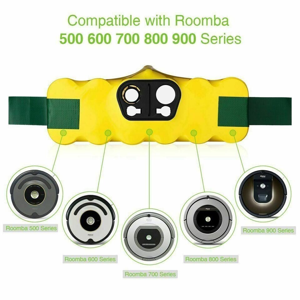 Replace NiMH Battery For iRobot Roomba 500 Serie 600 700 800 780 650 14.4V 4.5AH
