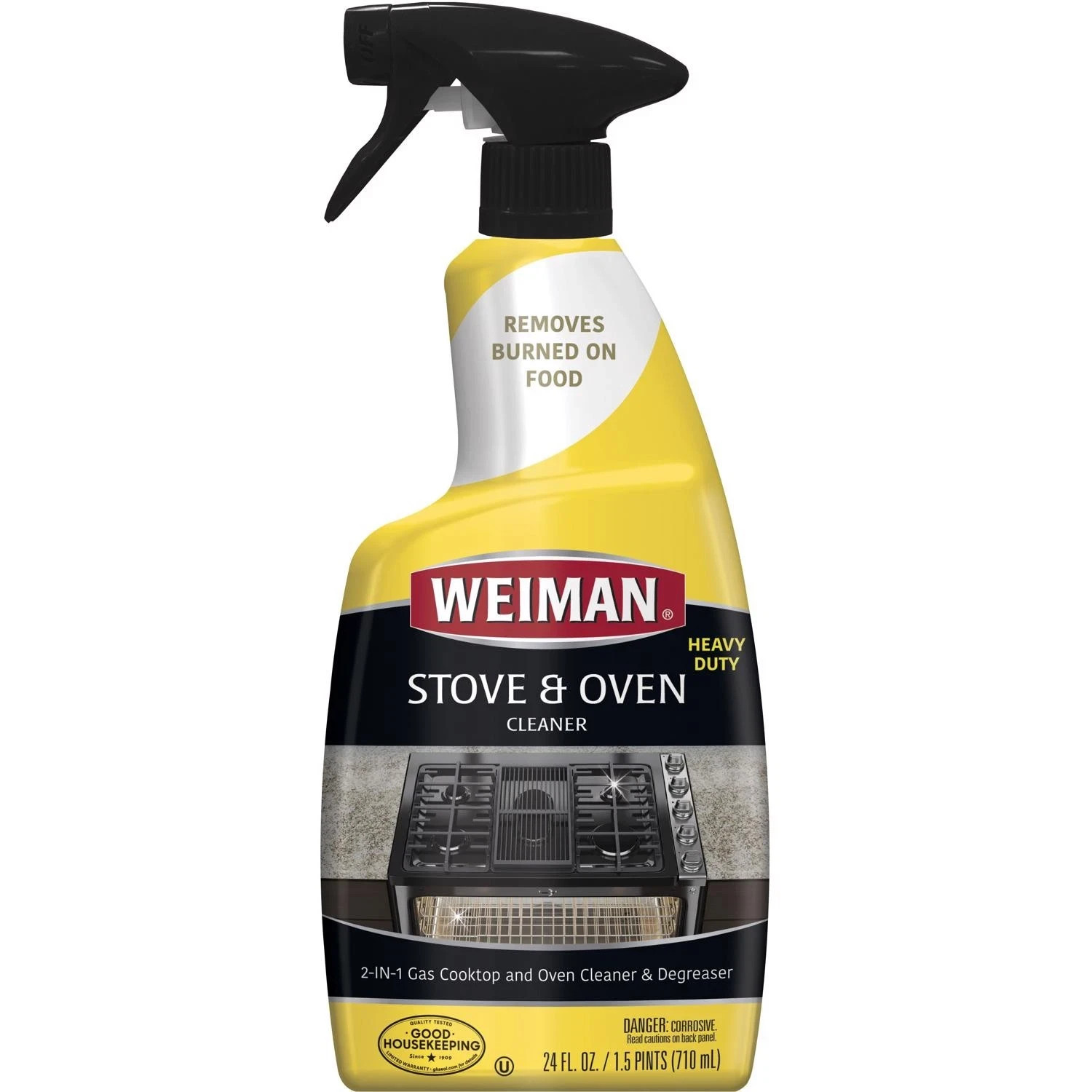 Weiman 24 oz Heavy Duty No Scent Stove & Oven Cleaner Liquid