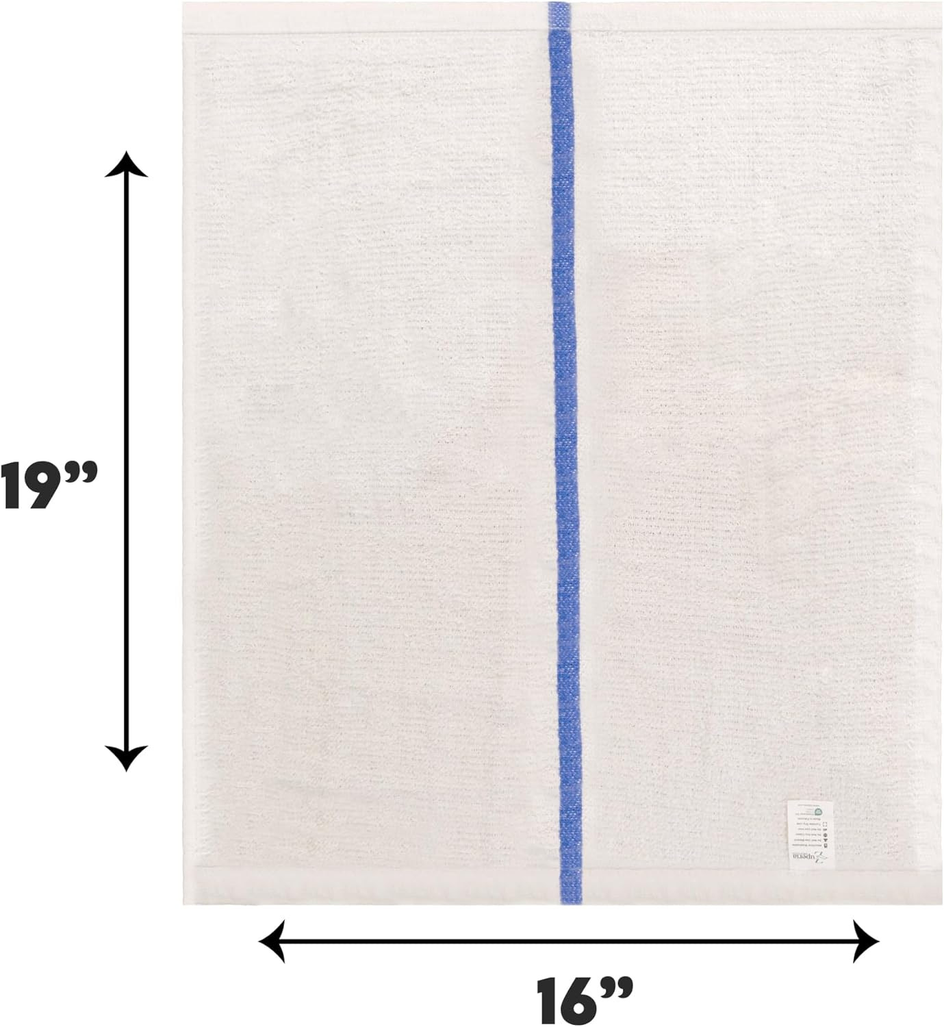 Bar Mop Towels – 12 Pack (16″X19″) – 100% Cotton High Absorbency Kitchen Towels