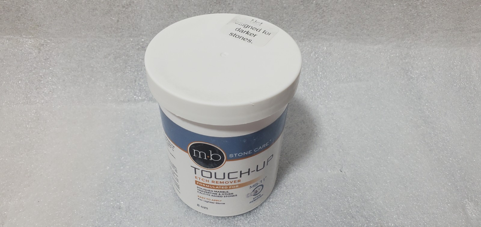 MB Stone Care MB-11 Touch-Up Marble Etch Remover Polishing Powder (8oz) New.