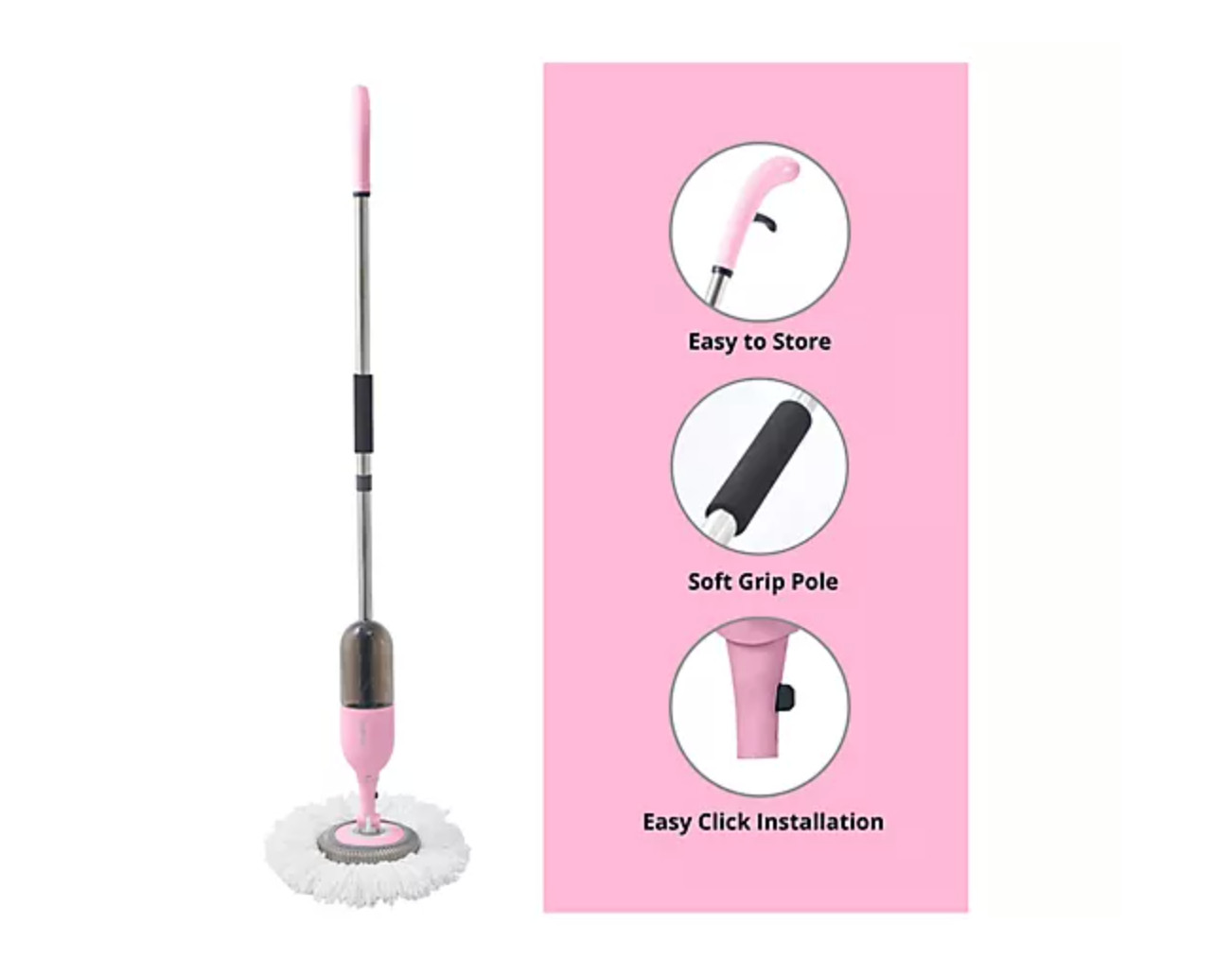 True & Tidy SPRAY-360 Clean Everywhere Spray Mop Kit