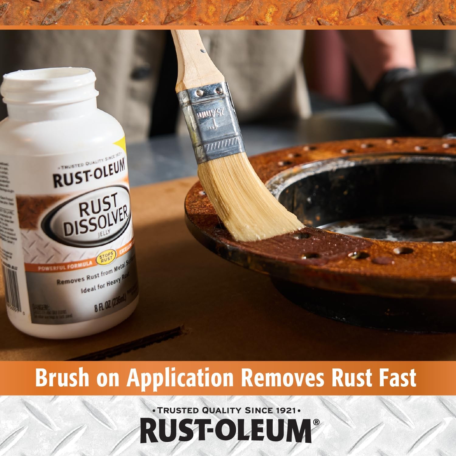 Rust-Oleum Rust Dissolver Jelly | Heavy-Duty 8 Fl Oz (Pack of 1), No Color