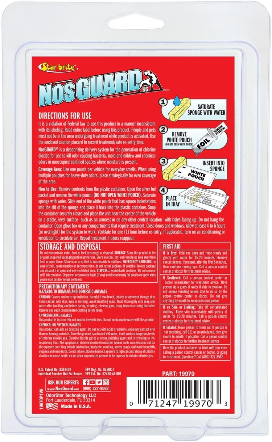 Auto Odor Eliminator, Fast Release Vapor System Eliminates Car Odors in 4-6 H…