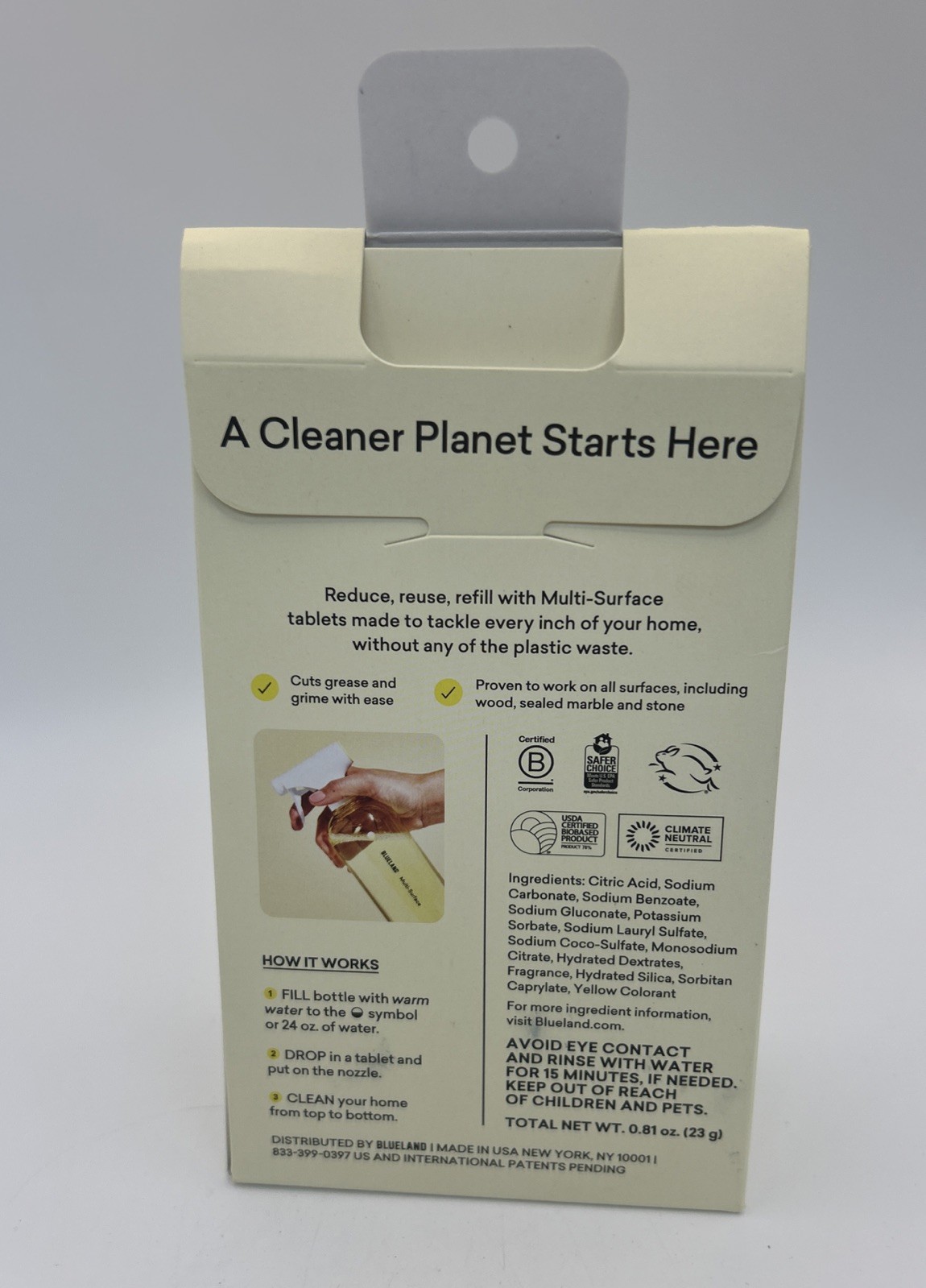 Blueland Multi-Surface Cleaner 6 Total Refill FRESH LEMON Cleaning Tablets