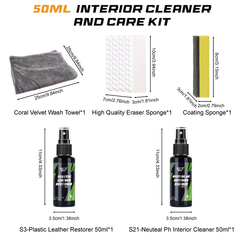 Cleaner Restorer Leather Conditioner Kit Protectant Safe Liquid Wax Water-free
