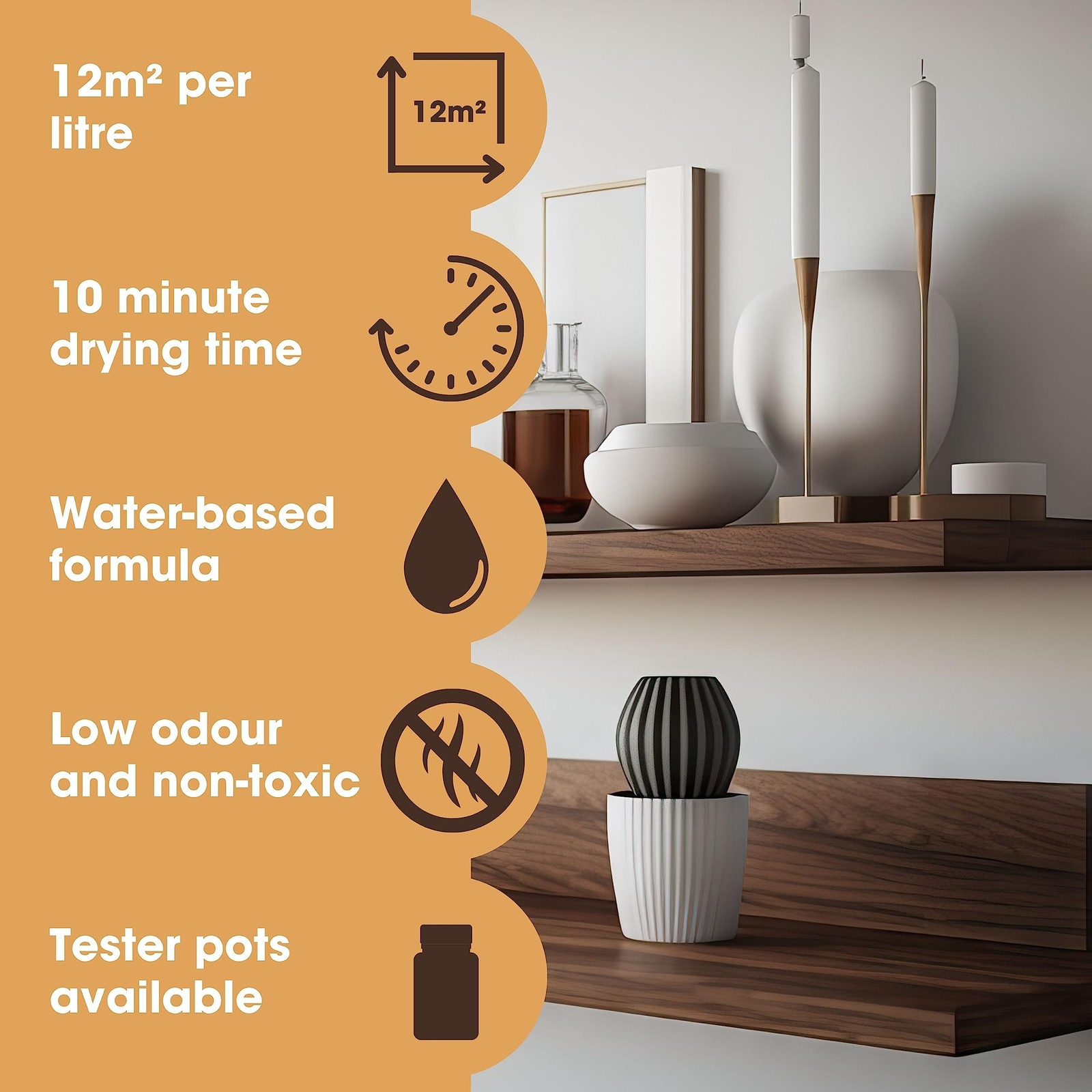 Wood Stain | Multiple Finishes | Fast Drying | Indoor and Outdoor Furniture a…