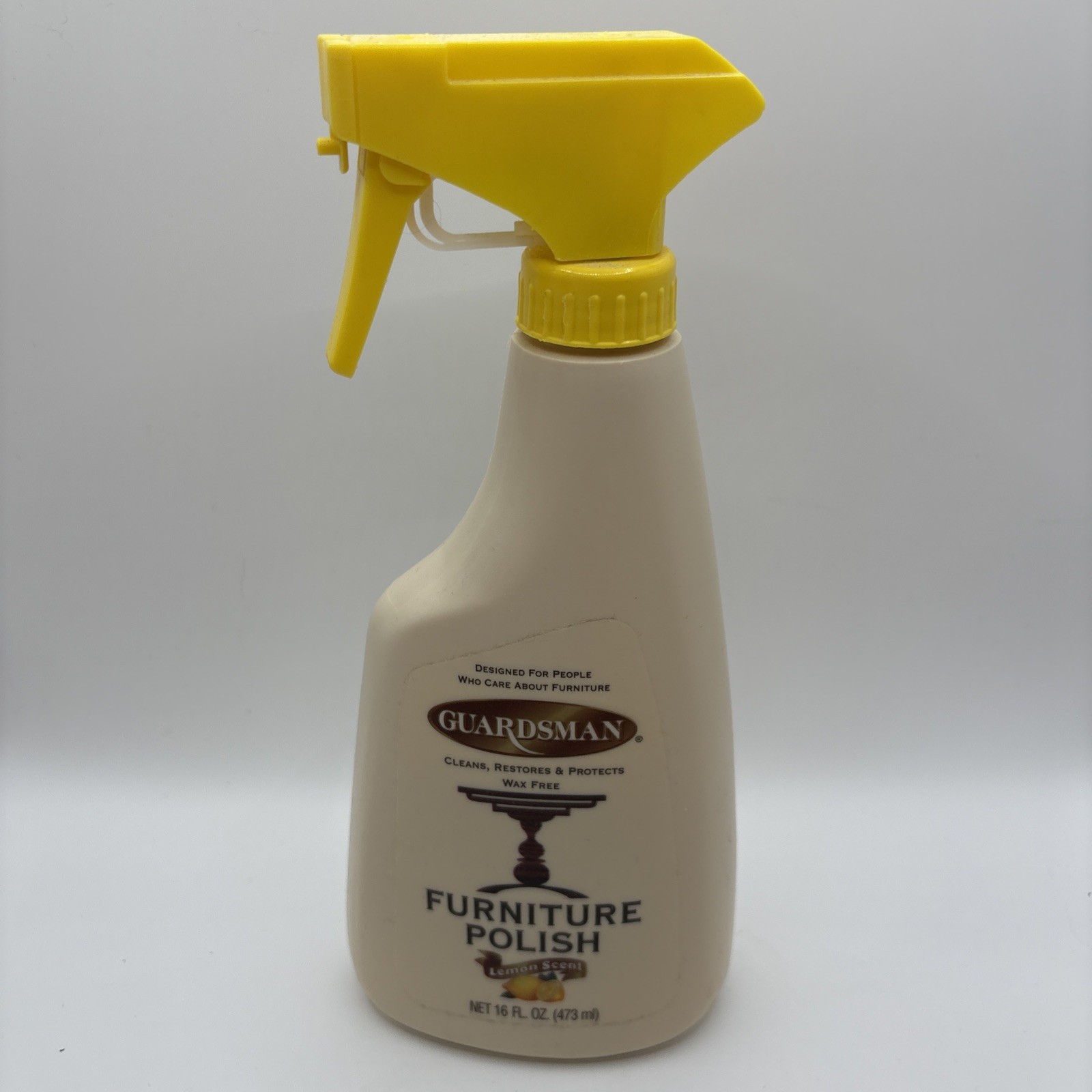 Vtg Set Of 3 Guardsman Furniture Polish 16 oz Lemon Scent Spray 1997 See Weights