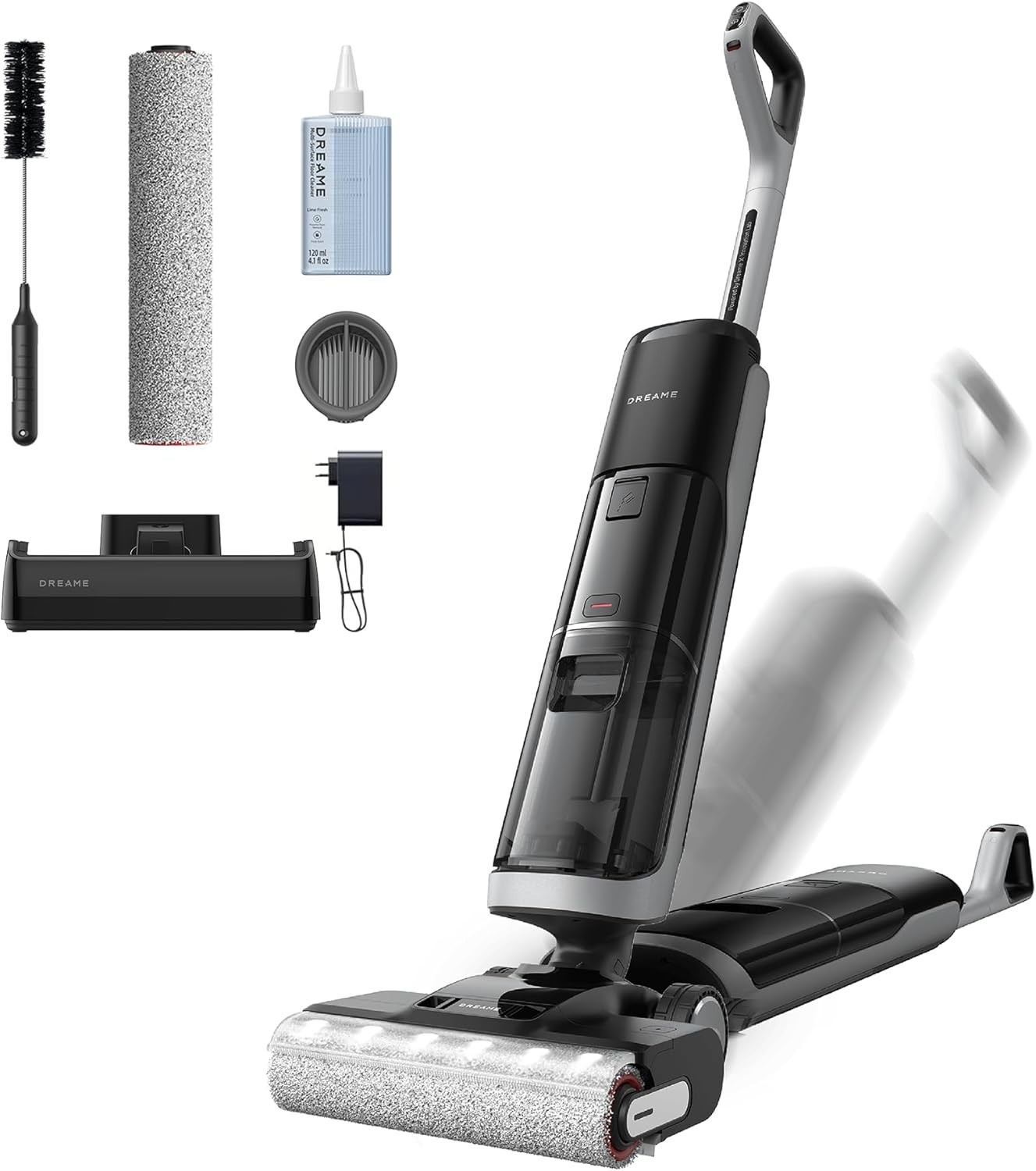 DREAME H14 Pro Wet Dry Vacuum Cleaner, 180° Lie-Flat Vacuum Mop, 140°F Washing