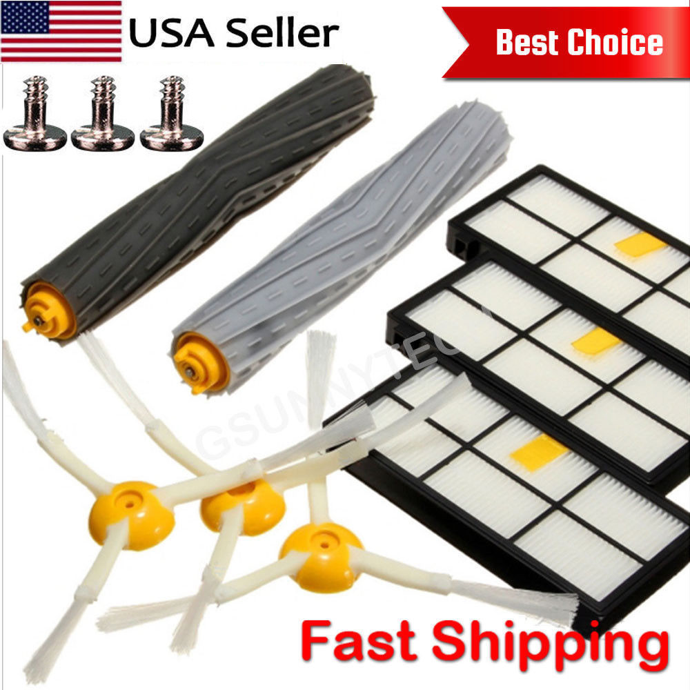 For iRobot Roomba Filters 800 & 900 Series Part Kit 880 890 980 960 Vacuum Brush