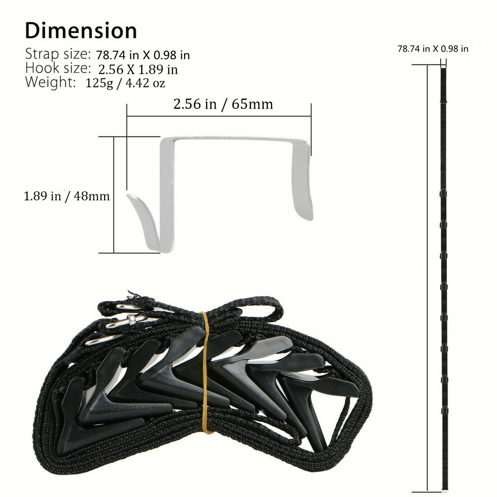 2× Cap Rack Closet Hanger Baseball Hat Wall Door Holder Hook Storage Organizer