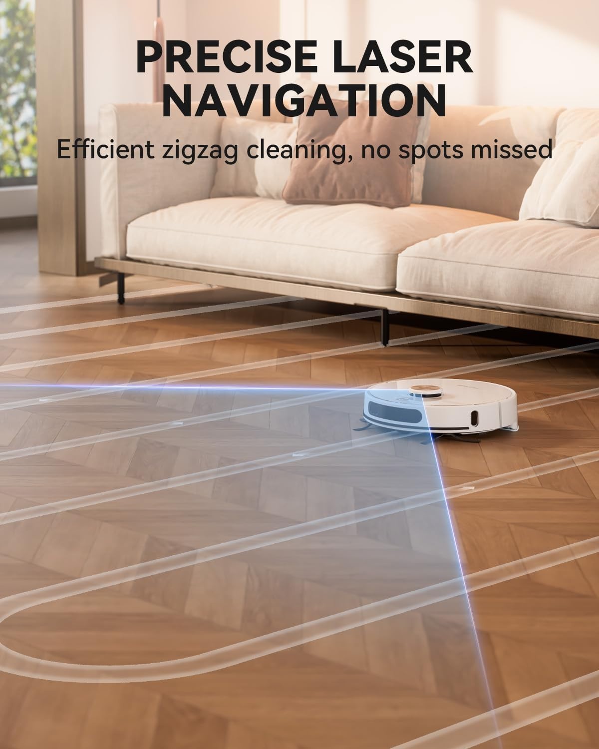 Tesvor S8 Max Robot Vacuum & Mop Self Emptying Station 8000Pa Suction Hard Floor