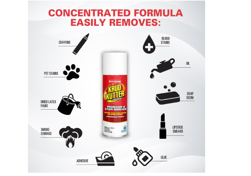 Krud Kutter Original Degreaser Aerosol Spray 20 Oz Multi Surface Cleaner