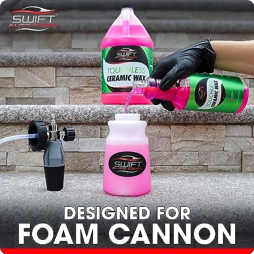Swift Touchless Ceramic Foam Wax 1 Gallon Spray On Rinse Off Protective Layer