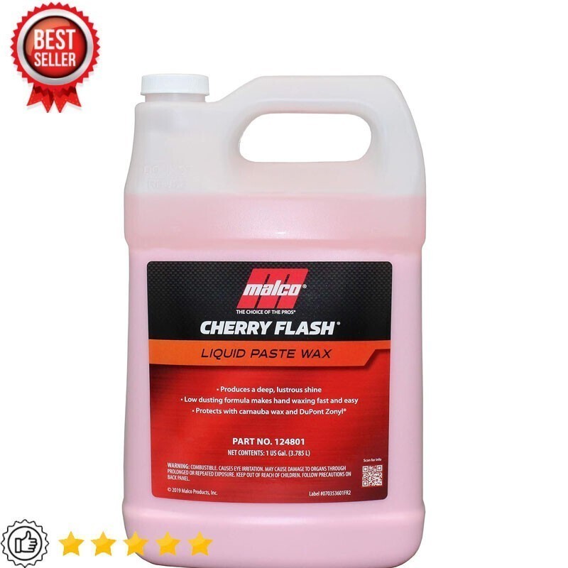 Flash Liquid Paste Wax Lasting Gloss Protection Vehicles High Quality 1 Gal.